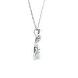 Women 925 Silver Rhodium Fox Pendant