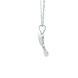 Women 925 Silver Rhodium Phoenix Pendant