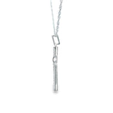 Women 925 Silver Rhodium Cross Pendant-01