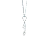 Women 925 Silver Rhodium Dolphin Pendant