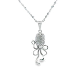 Women 925 Silver Rhodium Octopus Pendant