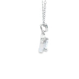 Women 925 Silver Rhodium Heart model Pendant