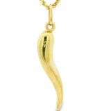Big Cornetto Pendant 10K Gold - UniSex