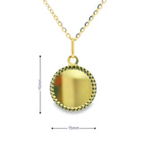 Medallion Pendant 10K Gold