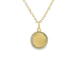 Medallion Pendant 10K Gold-LA