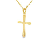 Petite chaîne croix en or 18 carats