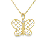 Butterfly Pendant 10K Gold -Bella
