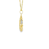 Multiple Bead Pendant 10K Gold