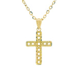 Cross Pendant 10K Gold -UniSex 02