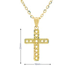 Cross Pendant 10K Gold -UniSex 02