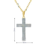 Cross Pendant 10K Gold -UniSex 03