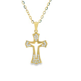 Cross Pendant 10K Gold -UniSex 05