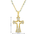 Cross Pendant 10K Gold -UniSex 05