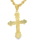 Jesus Cross Pendant 10K Gold -Mathias