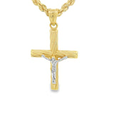 Jesus Cross Pendant 10K Gold -David
