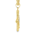 Jesus Cross Pendant 10K Gold -David