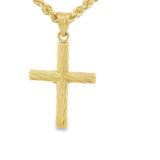 Jesus Cross Pendant 10K Gold -David