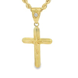 Jesus Cross Pendant 10K Gold -Nolan