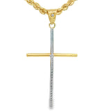 Cross Pendant 10K Gold -Pierre