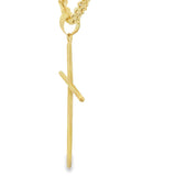 Cross Pendant 10K Gold -Pierre