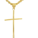 Cross Pendant 10K Gold -Pierre
