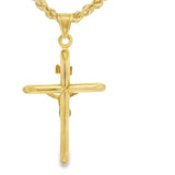 Jesus Cross Pendant 10K Gold -Paul