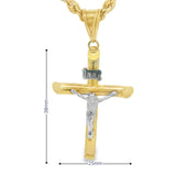 Jesus Cross Pendant 10K Gold -Mario