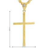 Cross Pendant 10K Gold -Andrew