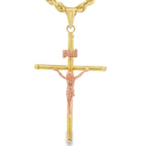 Jesus Cross Pendant 10K Gold -Nicolas