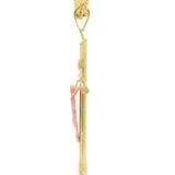 Jesus Cross Pendant 10K Gold -Nicolas