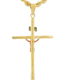 Jesus Cross Pendant 10K Gold -Nicolas