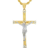 Jesus Cross Pendant 10K Gold -Thomas