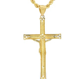 Jesus Cross Pendant 10K Gold -Thomas