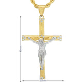 Jesus Cross Pendant 10K Gold -Thomas