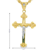 Jesus Cross Pendant 10K Gold -Lucas