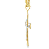 Jesus Cross Pendant 10K Gold -Kevin