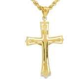 Jesus Cross Pendant 10K Gold -Kevin