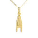 Collier Turquoises Hamsa Or 10k