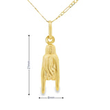 Collier Turquoises Hamsa Or 10k