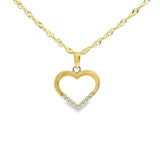 Heart Pendant 10K Gold -Rose