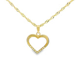 Heart Pendant 10K Gold -Rose