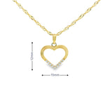 Heart Pendant 10K Gold -Rose