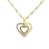 Heart Pendant 10K Gold -Ines