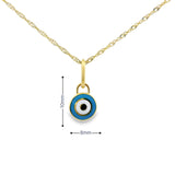 Evil Eye Pendant 18K Gold -Olga