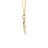 Collier Turquoises Hamsa Or 10k