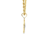 Medusa Two-Tone Pendant 10K Gold -Unisex06