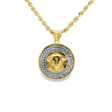 Medusa Pendant 10K Gold -Unisex13