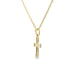 Cross Pendant 10K Gold -UniSex 08