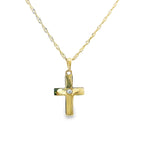 Cross Pendant 10K Gold -UniSex 08