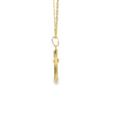 Cross Pendant 10K Gold -UniSex 09
